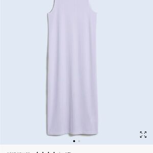 Madewell Purple Halter Sheath Maxi Dress